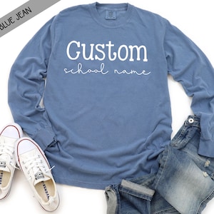 Custom Teacher Shirt, Comfort Colors Teacher Tee, Personalized Teacher Gift, Teacher Appreciation, Back to School, New Teacher Gift, Teacher
