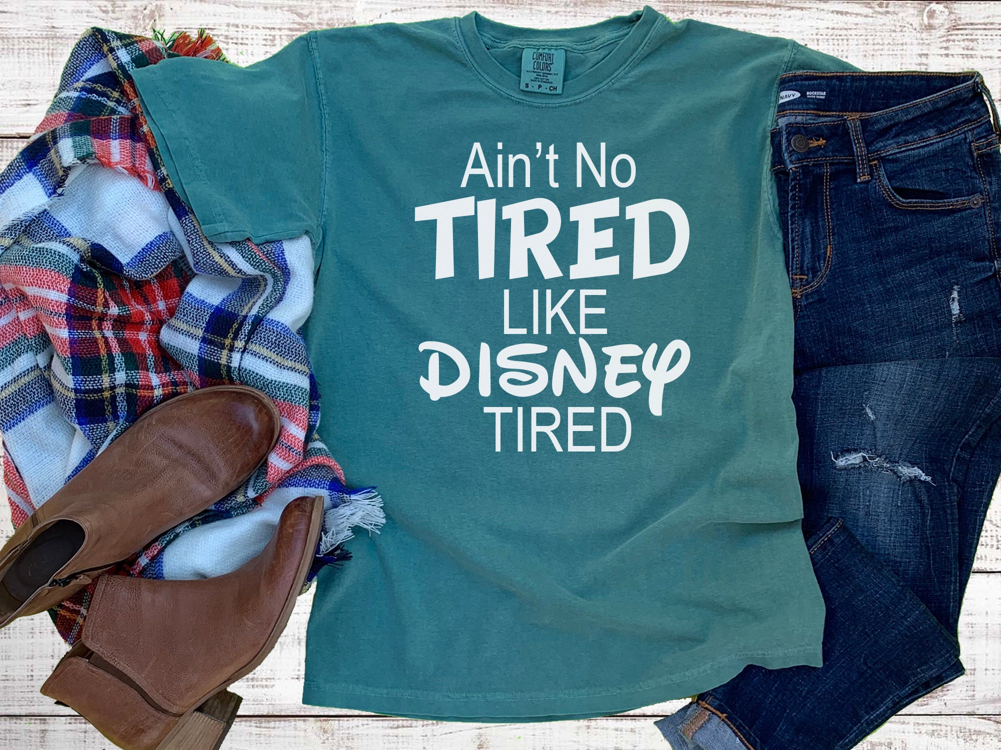 No Tired Like Disney Tired Comfort - Etsy