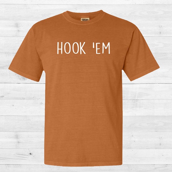 Hook 'em Texas Longhorns Hook 'em Horns Texas Longhorns Football Football  Tee Comfort Colors -  Canada