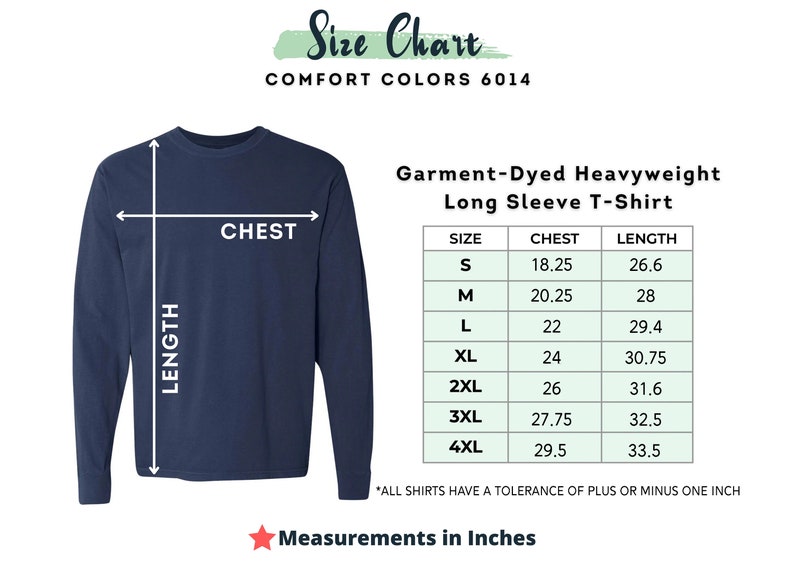 Teachers Nice List Comfort Colors Long Sleeve T-Shirt 画像 6