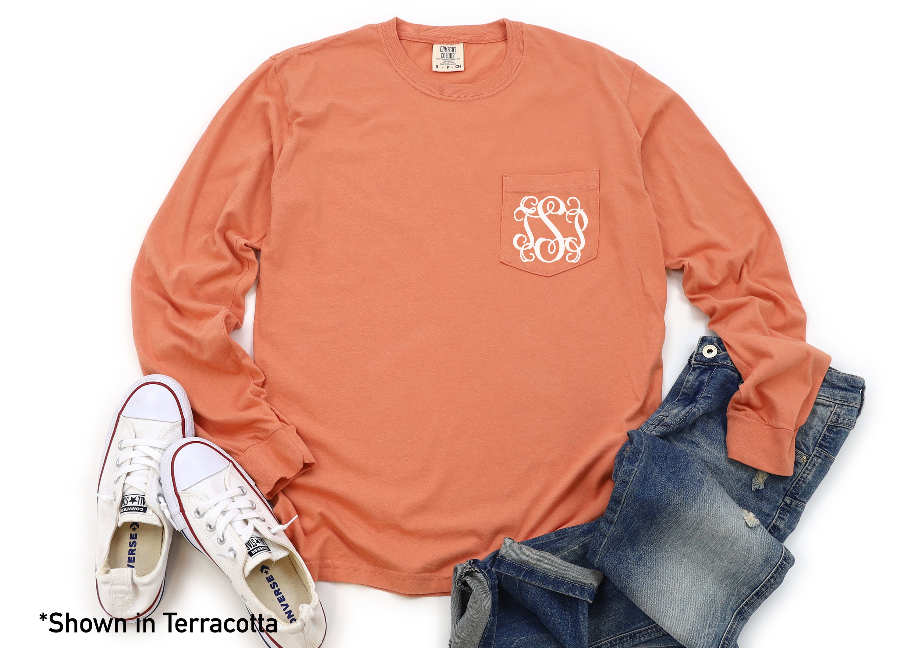 Monogrammed T-Shirt Combo in Light Colors