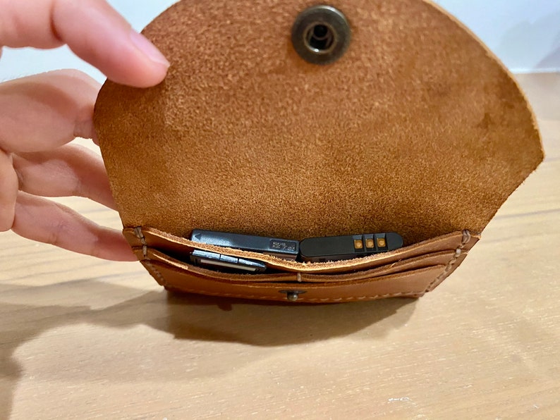 Leather Camera Battery Pouch Custom SD Card Case Card Etsy