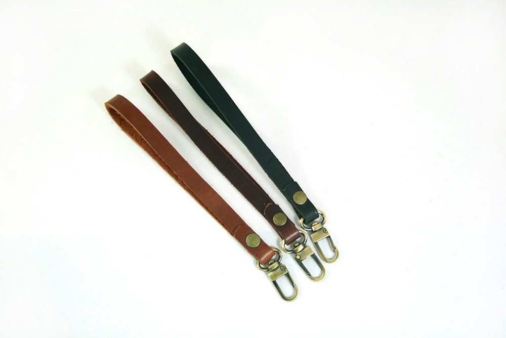 Wrist Strap Keychain Custom Keychain Leather Etsy