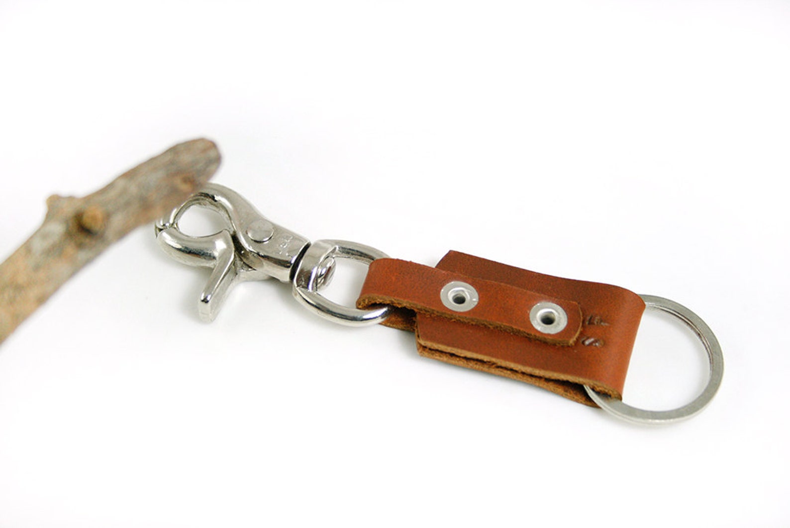 Belt Clip Keychain Leather Keychain Swivel Keyring Keyclip Etsy