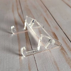 Lasergesneden acryl standaard telefoonhouder 1/4 inch materiaal SVG DXF-bestanden