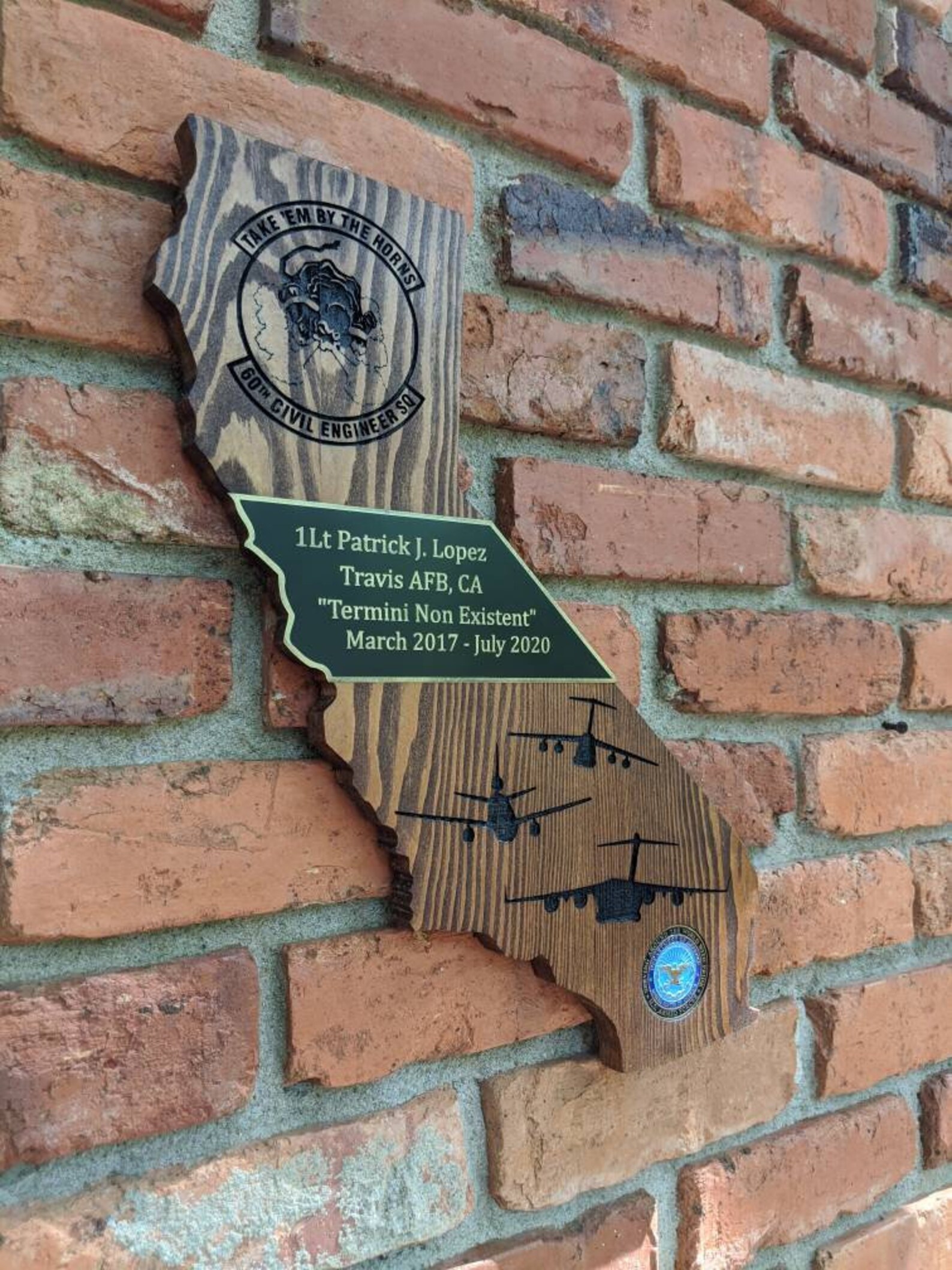 Military Challenge Coin Holder California Custom Plaque and Etsy