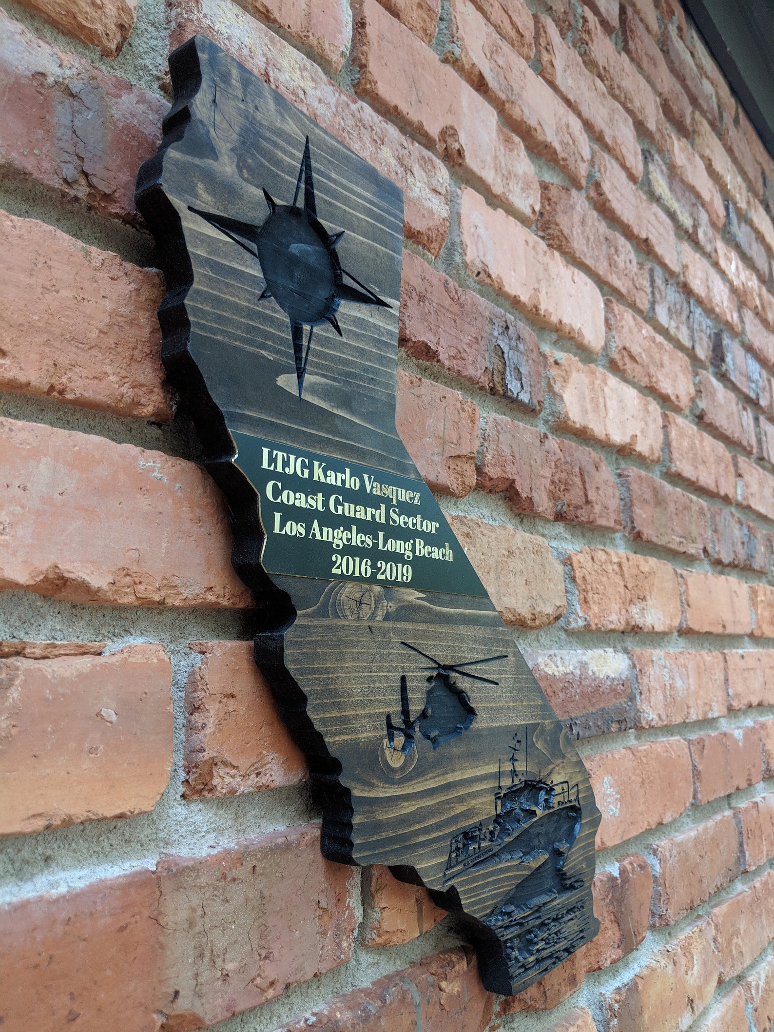 Coast Guard State Coin holder North Carolina NC Etsy