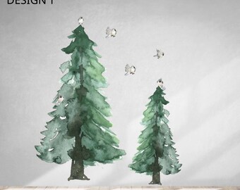 forest decal nursery