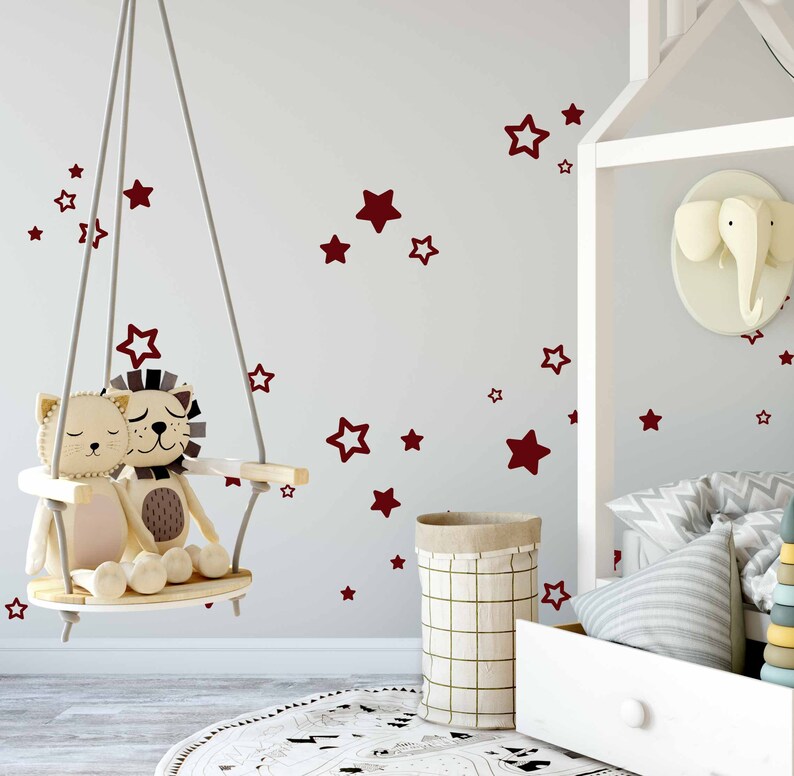 Star Wall Decals Star Stickers Etsy