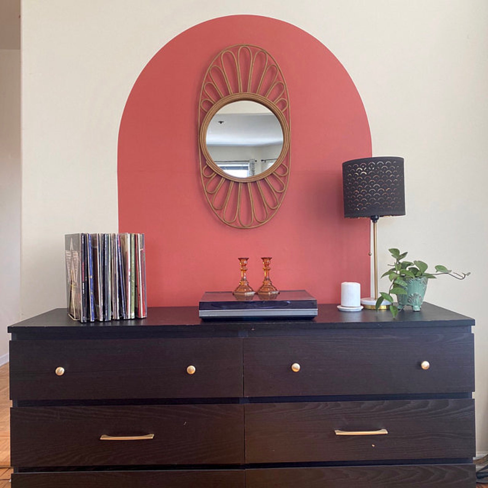 Arch Wall Decal Arch Colour Block Wall Decal Large Arch Etsy