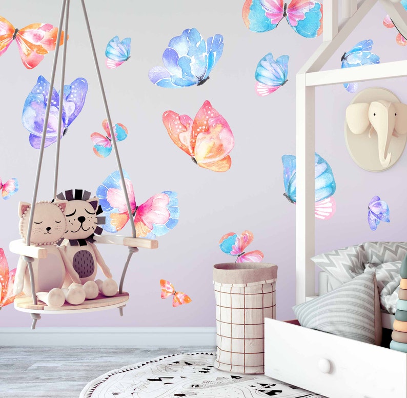 Butterfly Wall Decal Butterfly Decals Butterfly Stickers Etsy