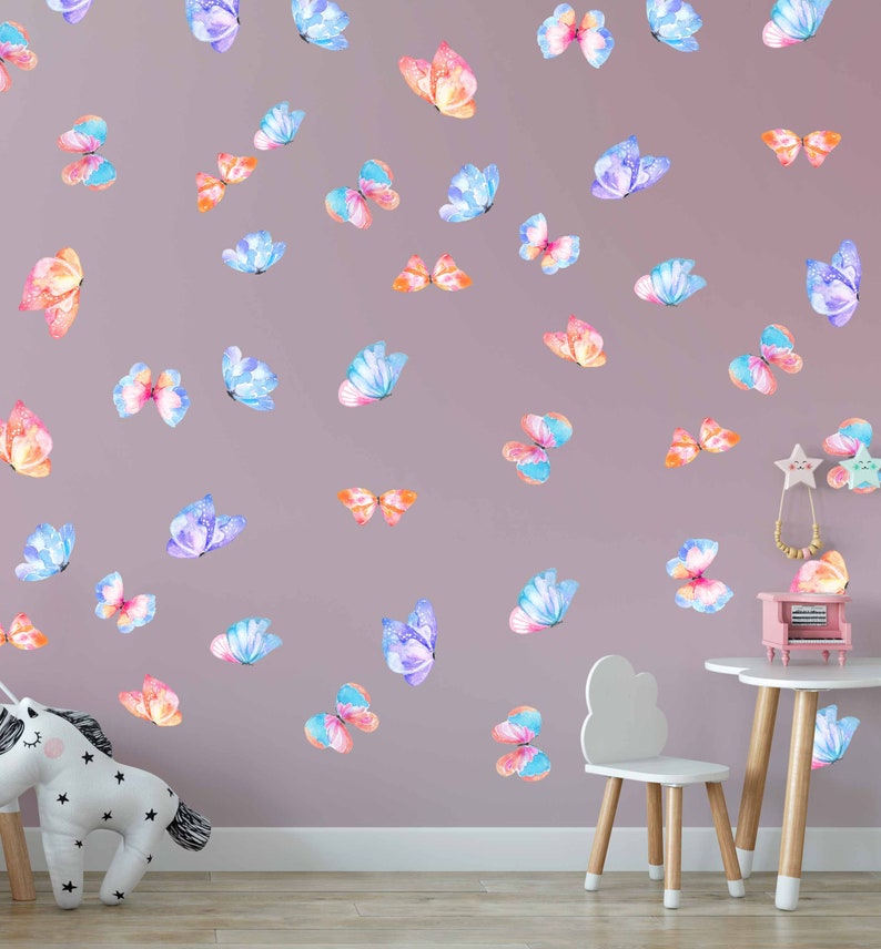Butterfly Wall Decal Butterfly Decals Butterfly Stickers Etsy