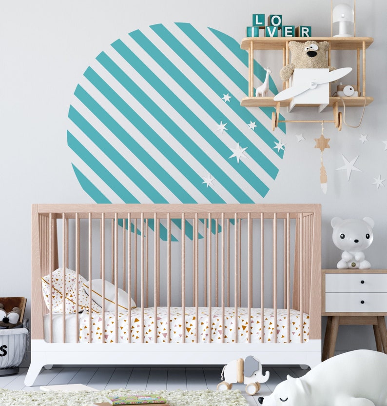 Wall Decal Circle Wall Decal Large Solid Circle Wall Etsy