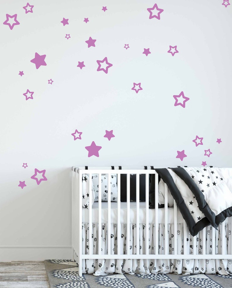 Star Wall Decals Star Stickers Etsy