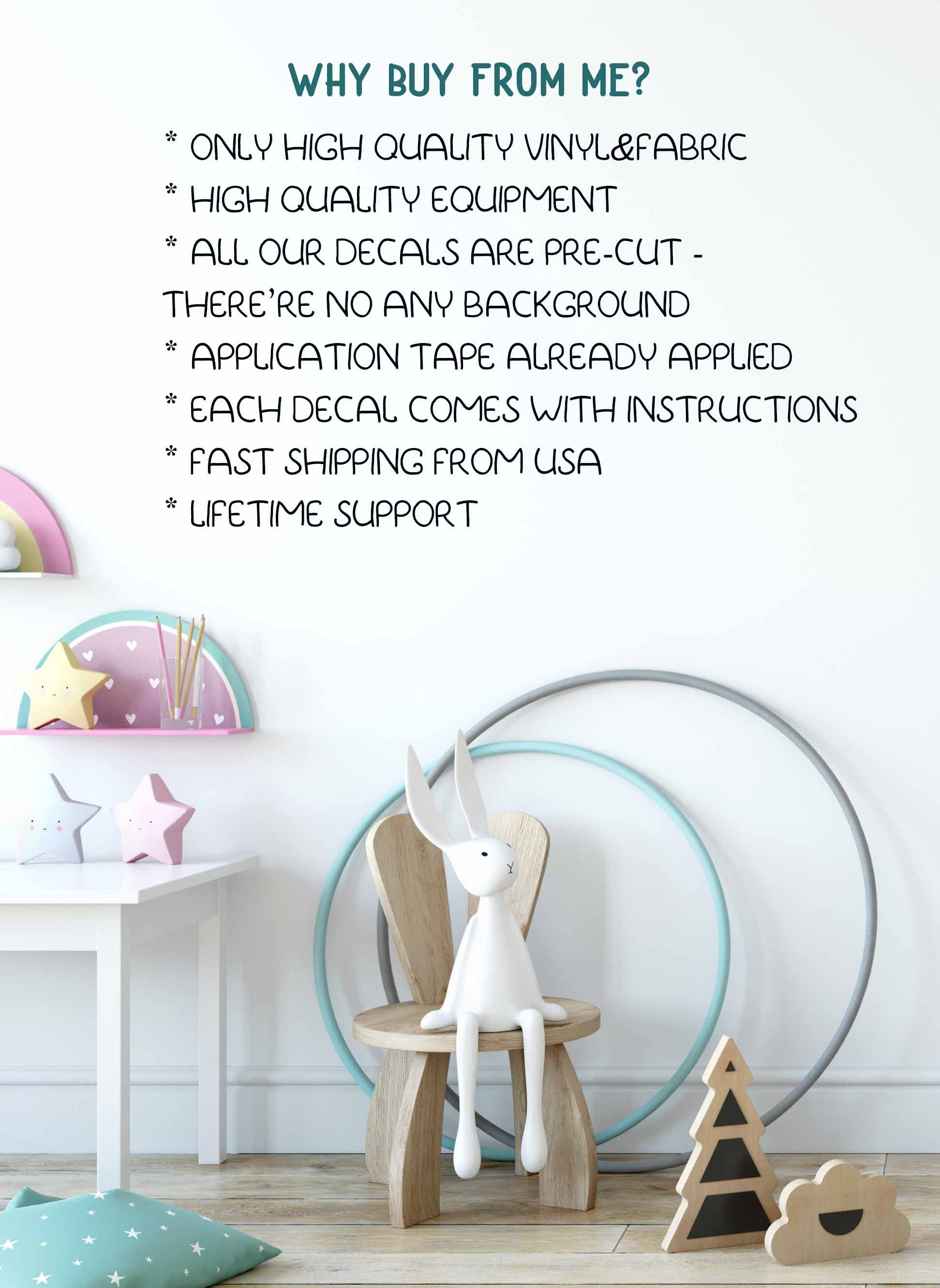 Star Wall Decals Nursery Wall Decals Star Wall Stickers Etsy