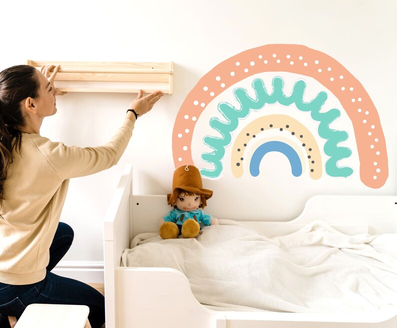 Rainbow Decals Color Rainbow Stickers Rainbow Decor Etsy