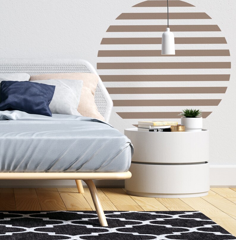 Wall Decal Circle Wall Decal Large Solid Circle Wall Etsy