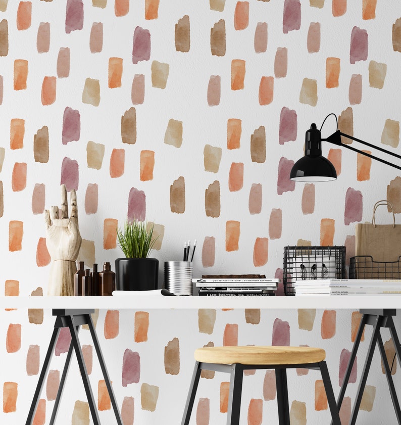 Brushstroke Sticker Paint Daub Wall Decals Brush Daub Decals Etsy