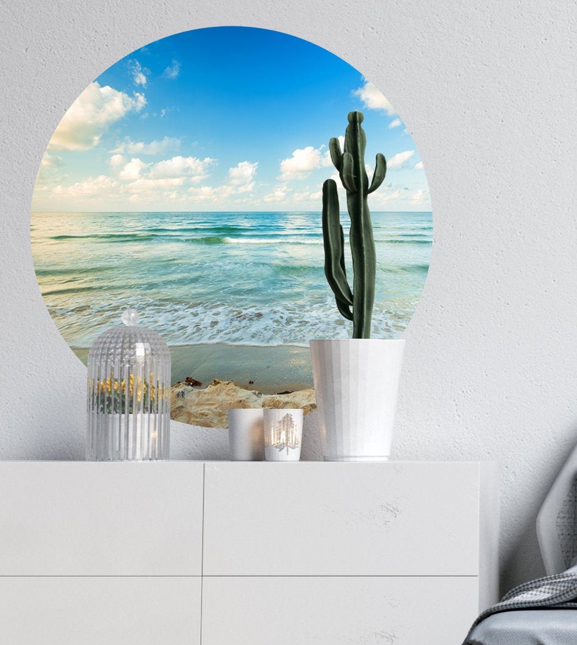 Sea Wall Decals Ocean Wall Decals Ocean Wall Mural Sunset Etsy