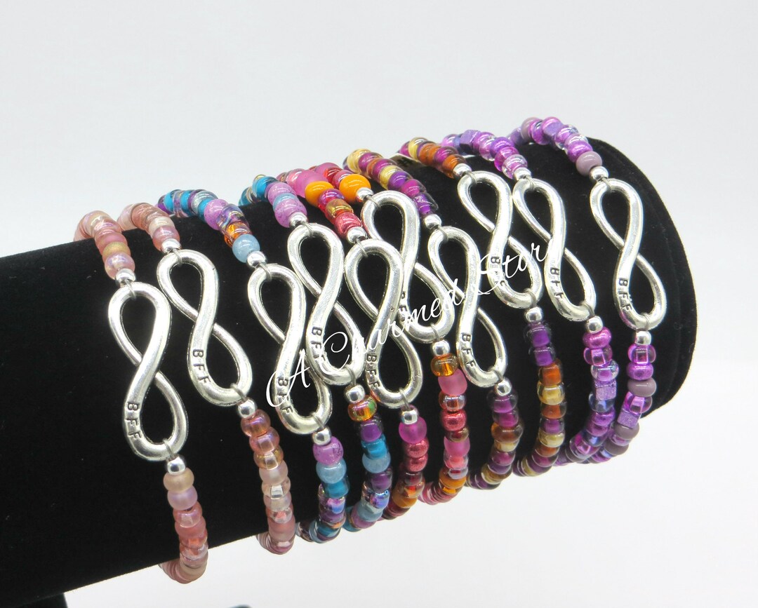 Infinity Best Friends Forever Bracelet Set Love Friendship Etsy
