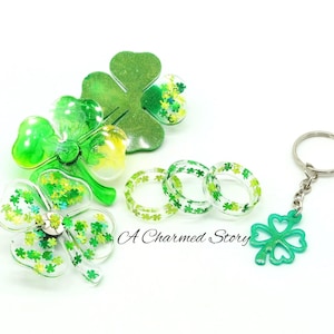 Clover Ring | Clover Pin | PLEASE READ DESCRIPTION | Shamrock Ring | St Patrick's Day Ring | Holiday Ring | Good Luck Charm | Lucky Charm