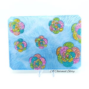 Floral Resin Tray | Nature Inspired | Birthday Gift Ideas | Bridesmaid Gift Ideas | Jewelry Tray | Ring Dish | Trinket Tray | May Flowers