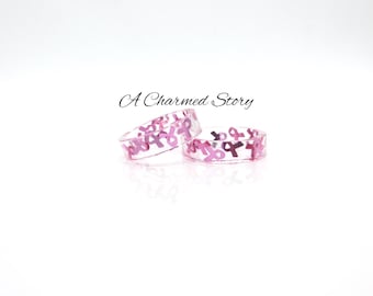 Pink Ribbon Ring | PLEASE READ DESCRIPTION | Breast Cancer Awareness | Awareness Month | October | Survivor | Healthcare Provider