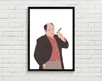 Seinfeld Poster - George Costanza poster - 90s poster - Print at home poster