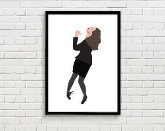 Seinfeld Poster - Elaine benes Poster - Elaine Dance poster - Print at home poster