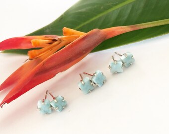 Larimar Stud earrings