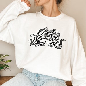 Medusa Snake Face, Goddess Medusa Shirt, Halloween Shirt, Greek ...