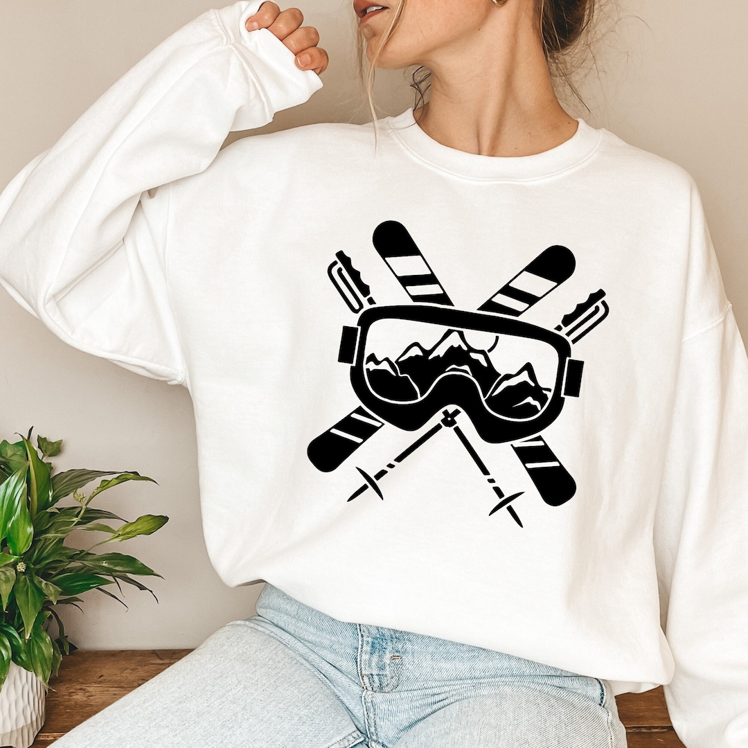 Winter Sports,ski Sweatshirt, Ski Gift, Skiing Sweatshirt, Skier Hoodie, Apres Ski Sweater, Ski ...