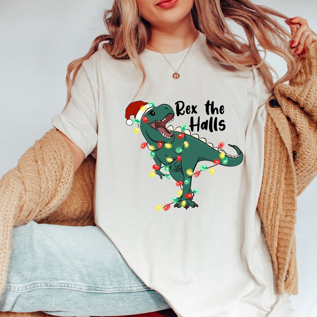Rex the Halls Shirt Christmas Trex Shirt Christmas Rex Etsy Canada