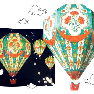 Diy hot air outlet balloon light shade