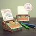 2023 & 2022 DIY Printable Typewriter Desk Calendar | Colourful Miniature Paper Papercraft | A4 template pdf | Gift Colleague Writer Author 