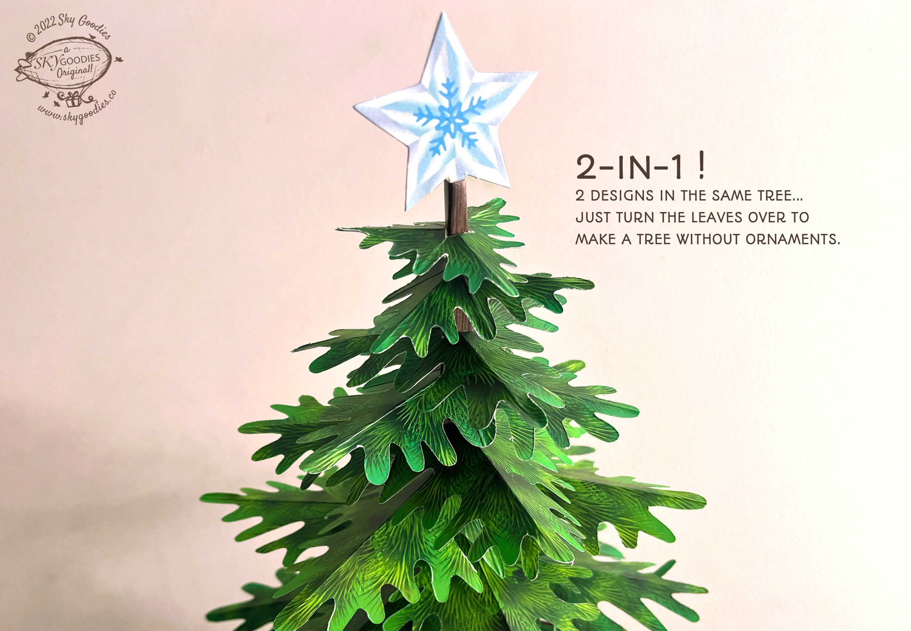 3 packs of 6 Paper Angels eco-friendly Christmas Decoration – Sky Goodies