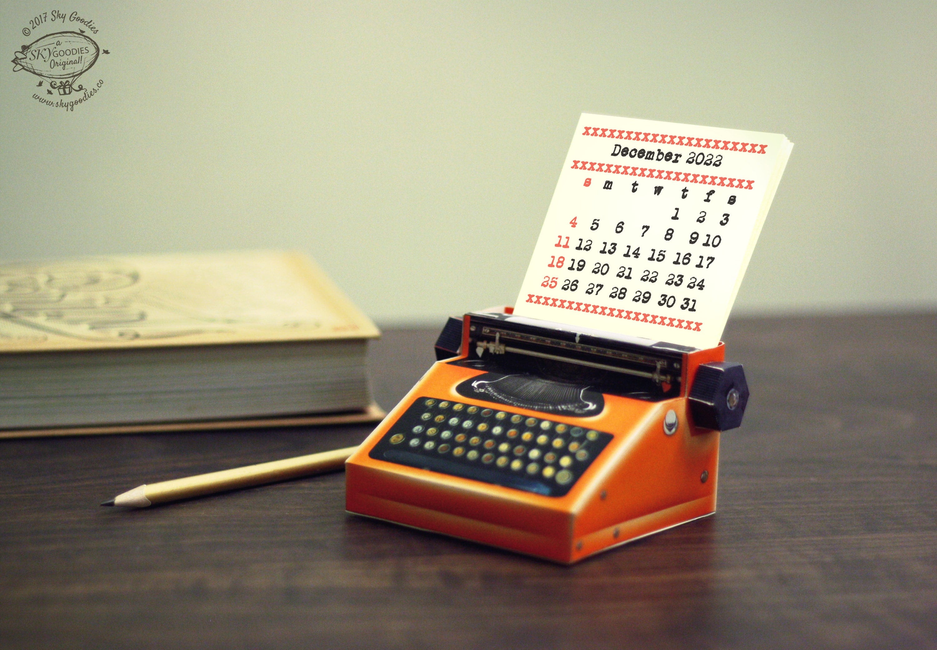 2022 Diy Printable Paper Desk Calendar Papercraft Realistic | Etsy