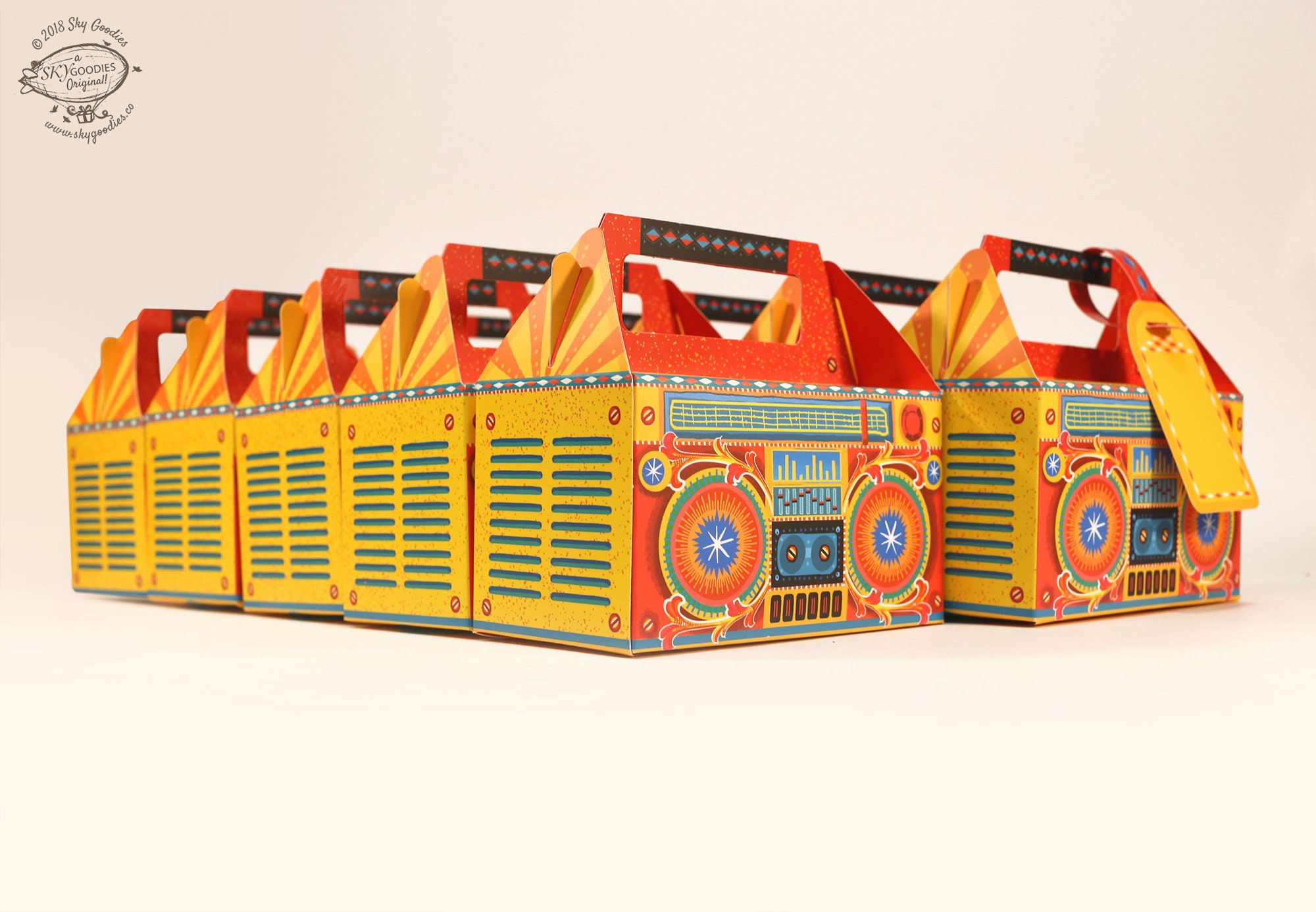 BULK DEAL Set of 10 Boombox Gift Boxes Physical Item Party Etsy