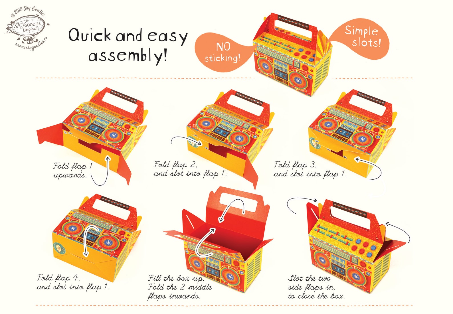 BULK DEAL Set of 10 Boombox Gift Boxes Physical Item Party Etsy