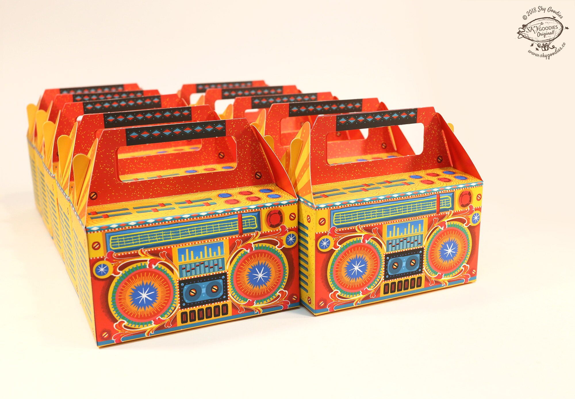 BULK DEAL Set of 10 Boombox Gift Boxes Physical Item Party Etsy