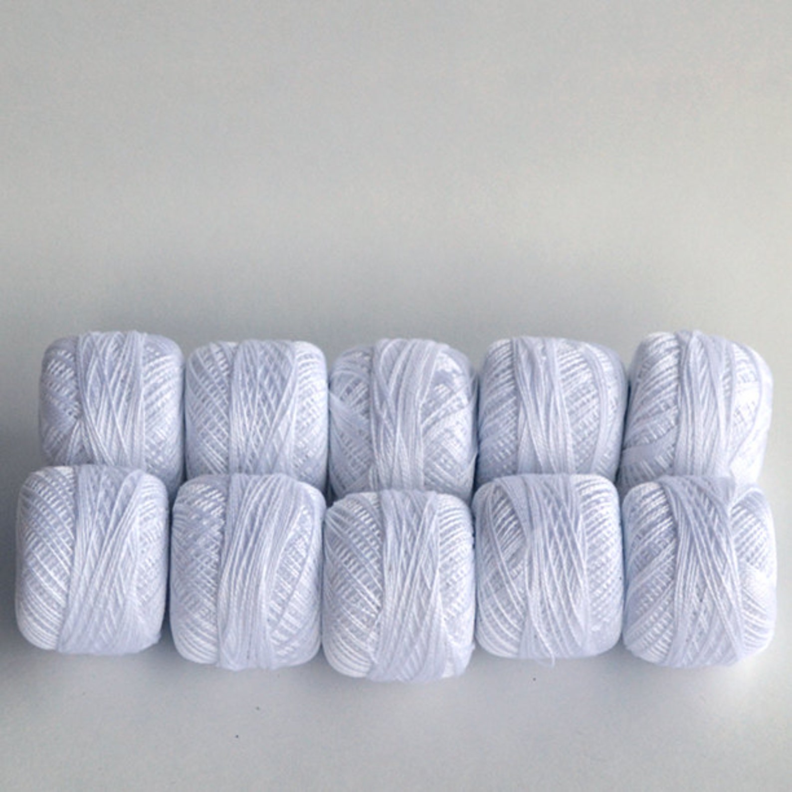 Cotton crochet threads_size 8_embroidery floss_analog dmc_10 Etsy