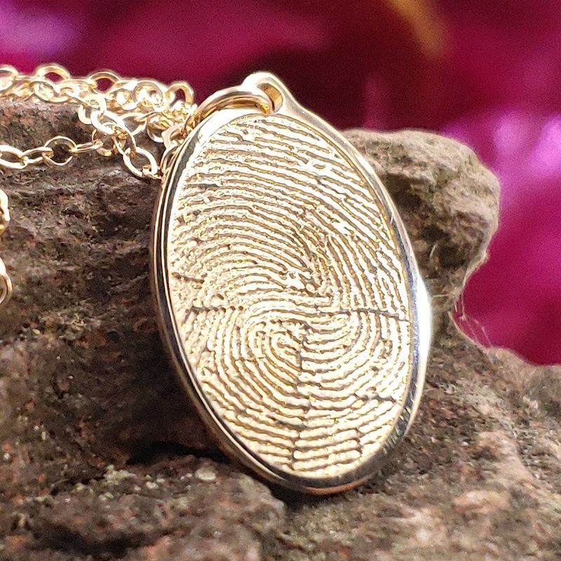 Fingerprint Pendant - Etsy