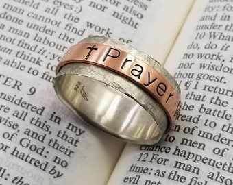 Spinner Ring - Meditation Rings - Spinning Ring - Fidget Rings - 1 Engraved Spinners / Gift for Her / Gift for Mom / Personalized Ring