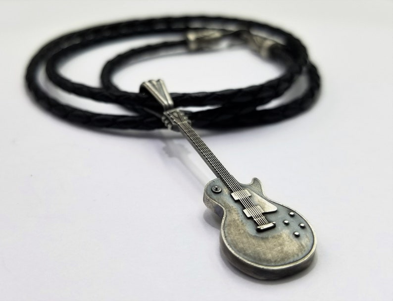 Guitar Necklace Guitar Jewelry / Gibson Les Paul / Music Etsy