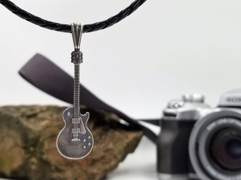 Guitar Necklace Guitar Jewelry / Gibson Les Paul / Music Etsy