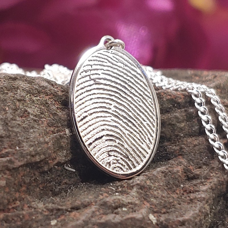 Fingerprint Pendant - Etsy