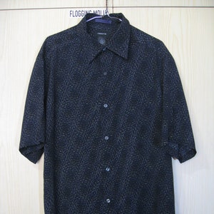 M Thin Rayon 1980s Vintage Calaiborne Black Hawaiian Shirt - Etsy