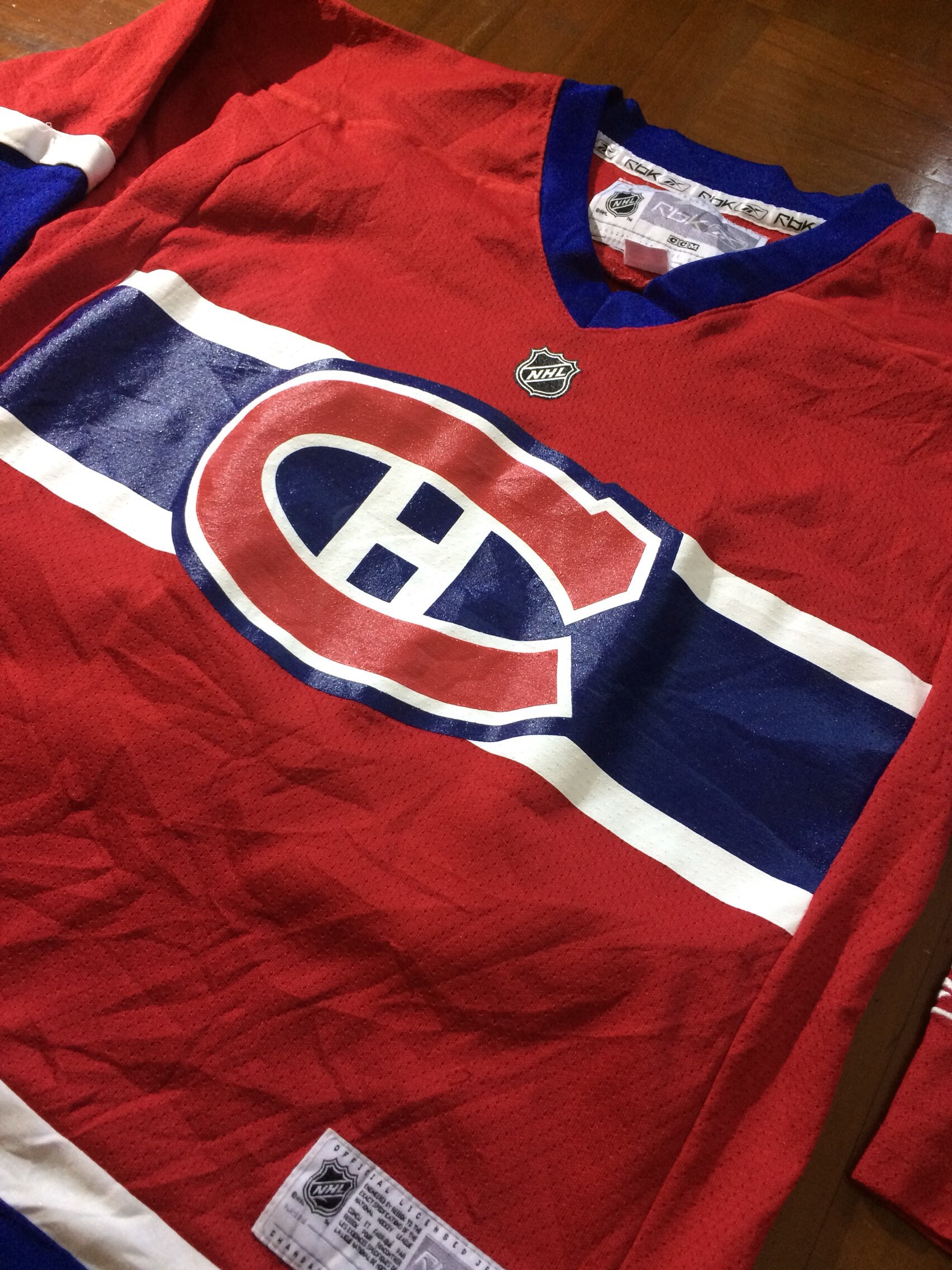 Maillot Vintage CCM Canadiens De Montréal - Taille M - Années 90 LNH - Occasion