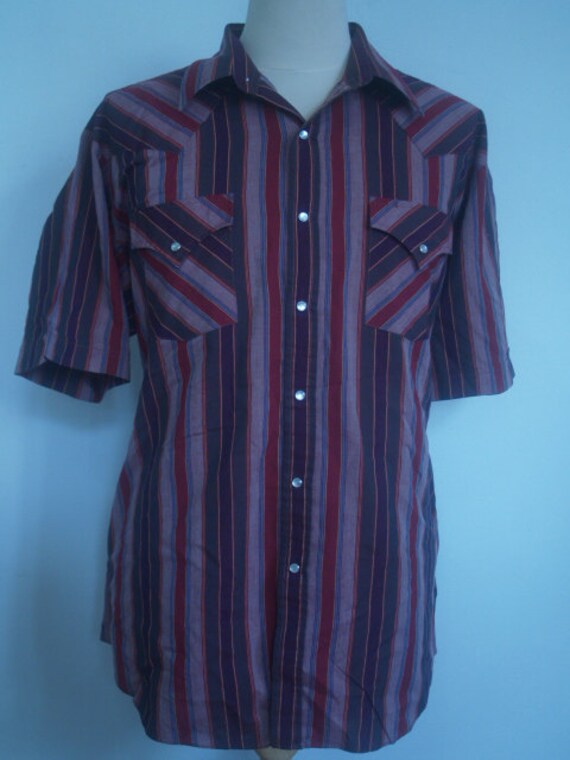 Western Cowboy Shirt Floral Burgundy /& Black Embroidered Ely Cattleman