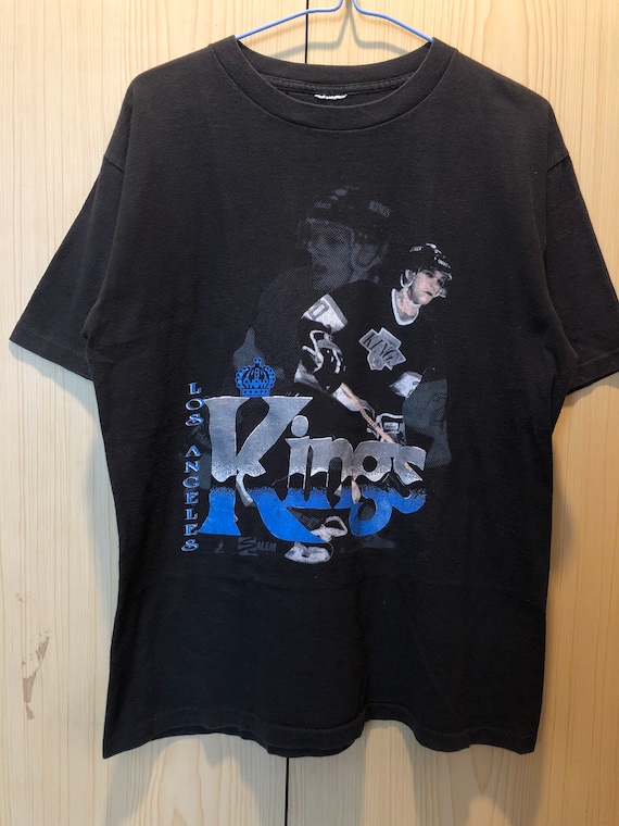 90s Salem Los Angeles LA Kings NHL Hockey Vtg Print Tees T Shirt Black Mens M Etsy